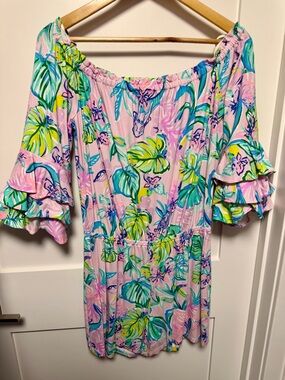 Lilly Pulitzer tropical mermaid Romper